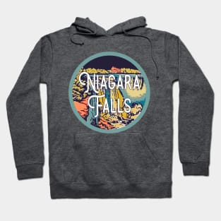 Niagara Falls Vintage Travel Decal Hoodie